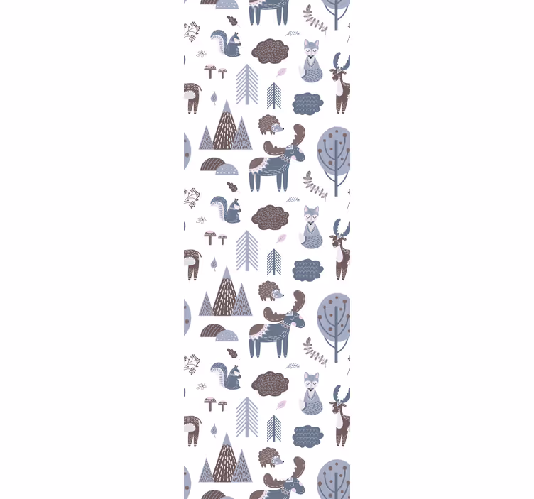 Blind kids nordic animals - TenStickers