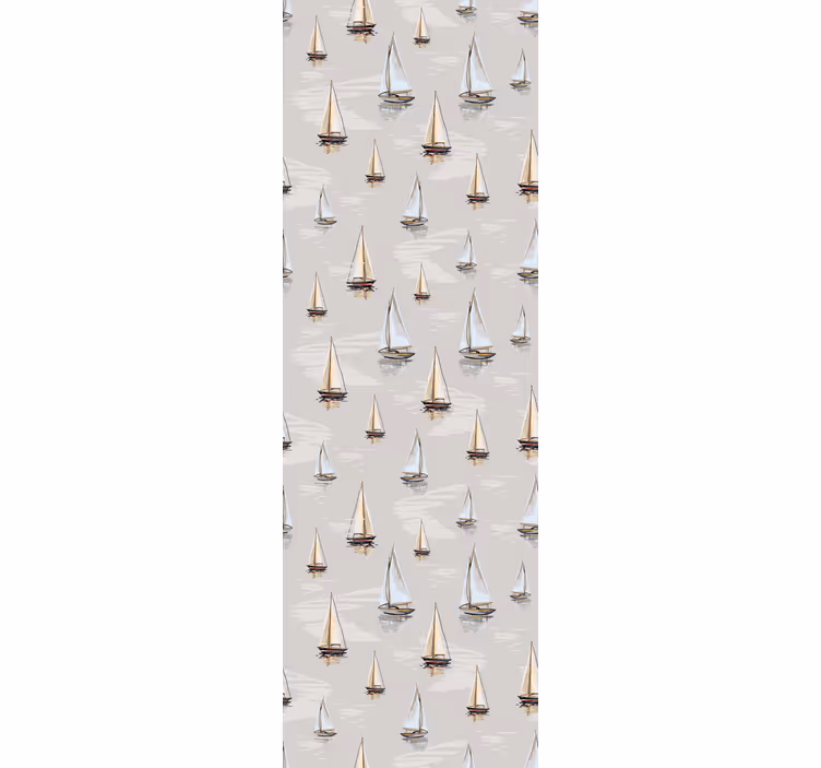Blind kids elegant sailboat pattern - TenStickers