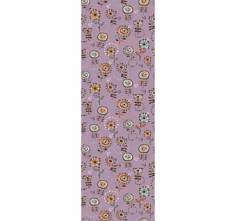 Blind kids swedish pink floral design - TenStickers