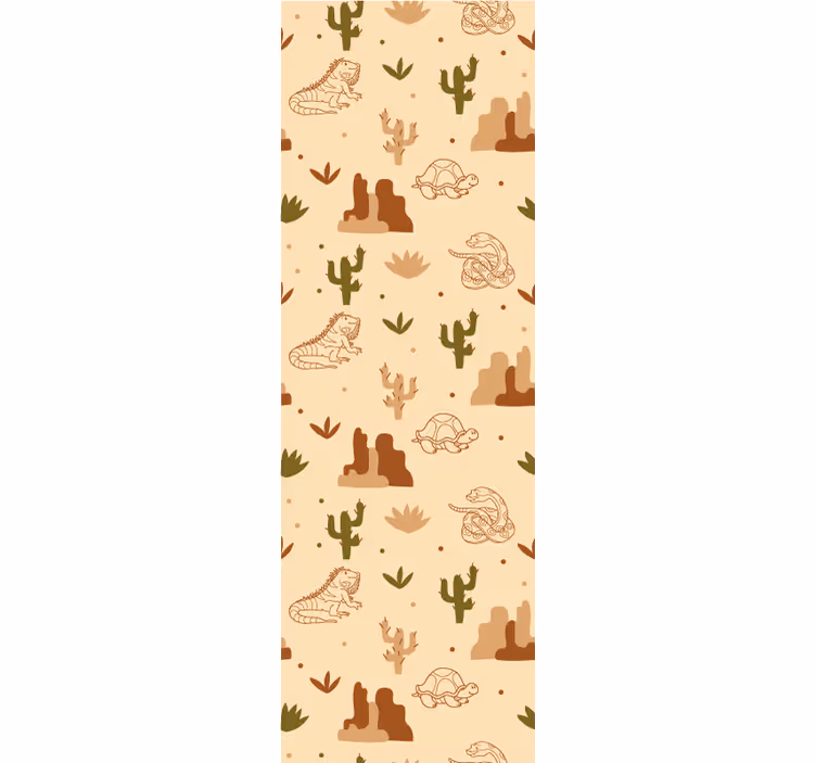 Blind kids exploring desert wildlife - TenStickers