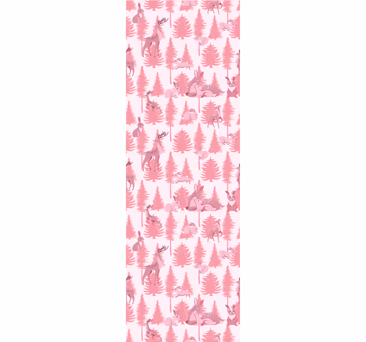 Blind kids beautiful pink reindeer - TenStickers