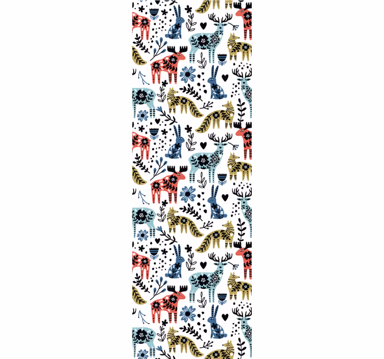 Blind kids beautiful reindeer and fox toys - TenStickers