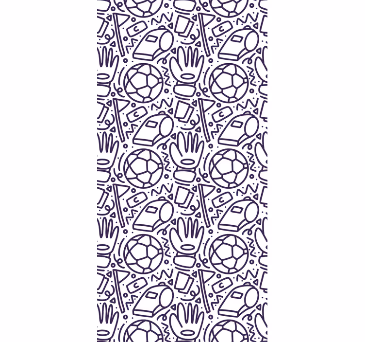 Blind kids sport doodle design - TenStickers