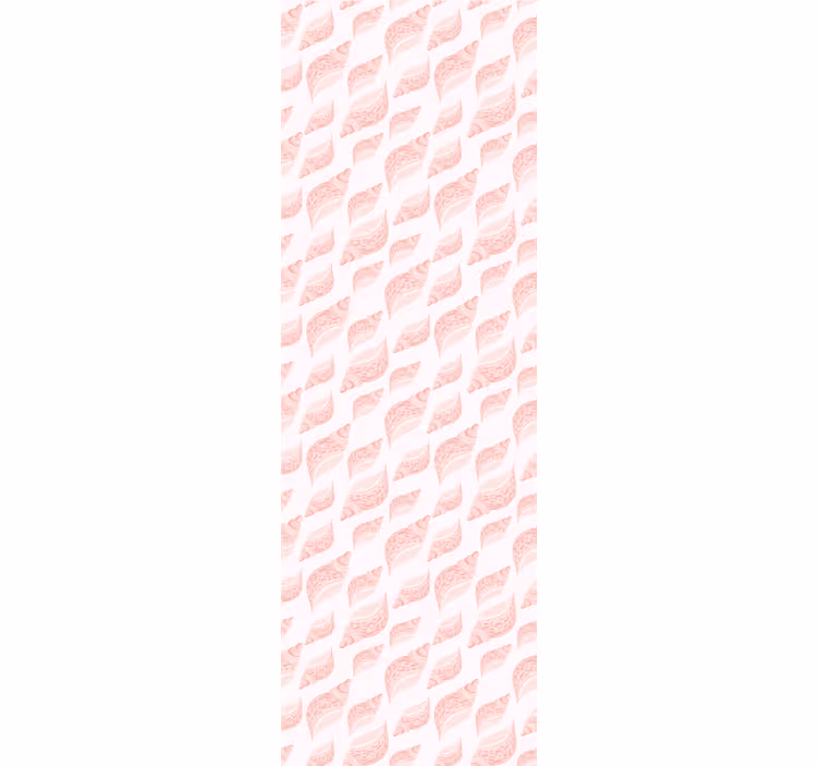 Blind kids trendy pink seashell pattern - TenStickers
