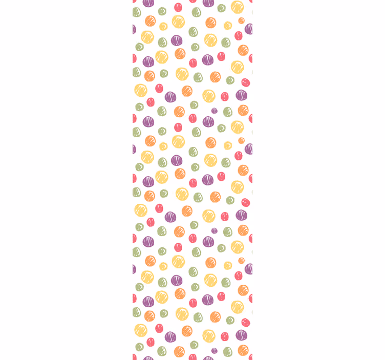 Blind kids colorful polka dots pattern - TenStickers