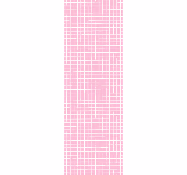 Blind kids pink and white stripes - TenStickers