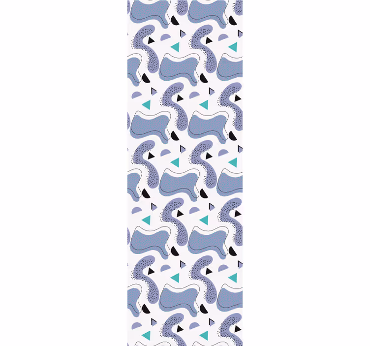 Blind kids memphis color model on white background - TenStickers
