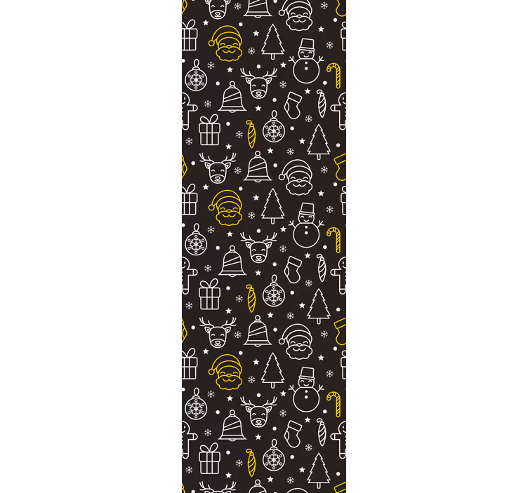 Blind kids white and yellow pattern - TenStickers