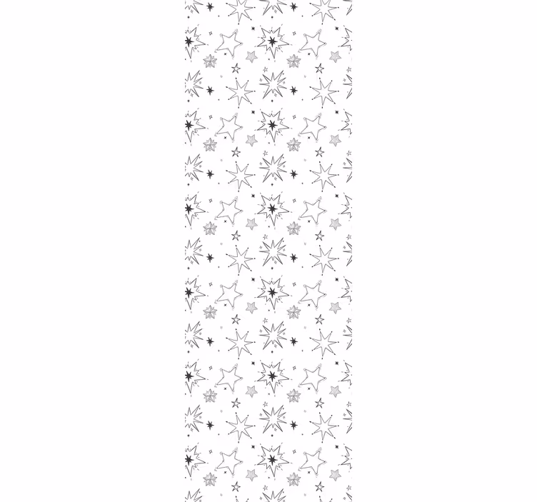Blind kids stars silhouetted pattern - TenStickers