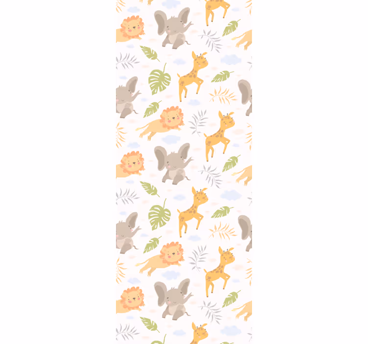 Blind kids nordic minimalist safari adventure - TenStickers