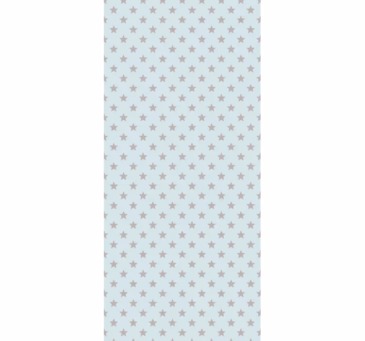 Blind kids blue background with gray stars - TenStickers