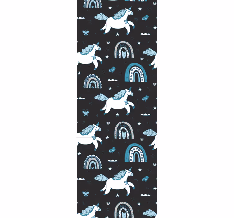 Blind kids seamless dark horse pattern - TenStickers