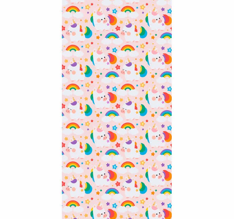 Blind kids colorful horses - TenStickers