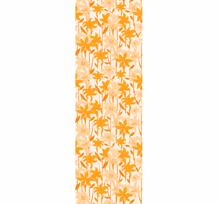 Blind kids with tiny adorable orange blooms - TenStickers