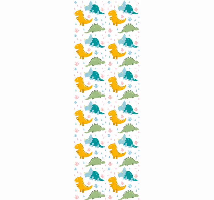 Blind kids lovely dinosaur pattern - TenStickers