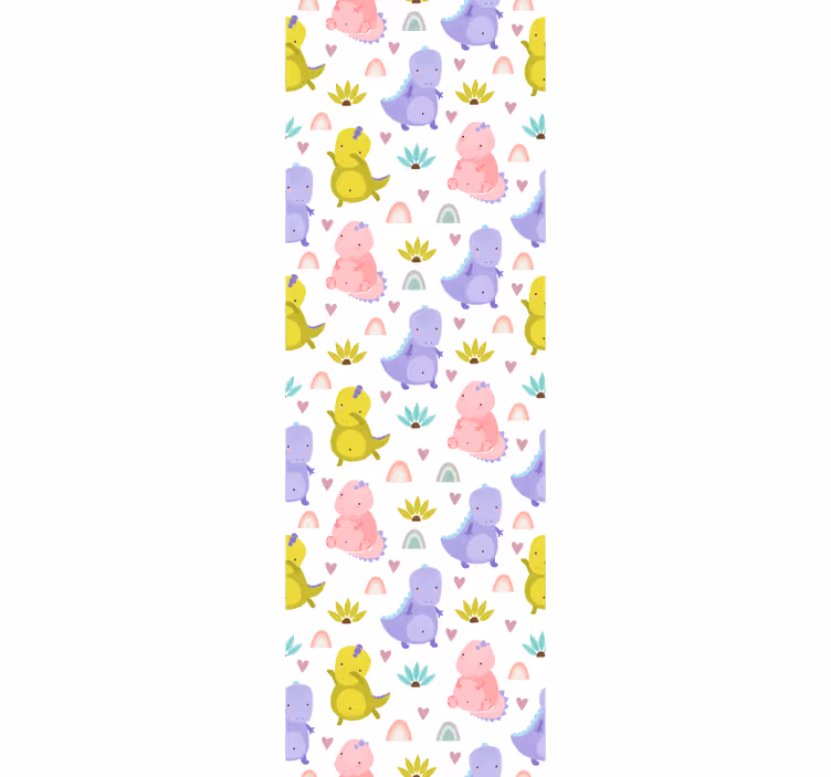 Blind kids colorful dinosaur pattern - TenStickers