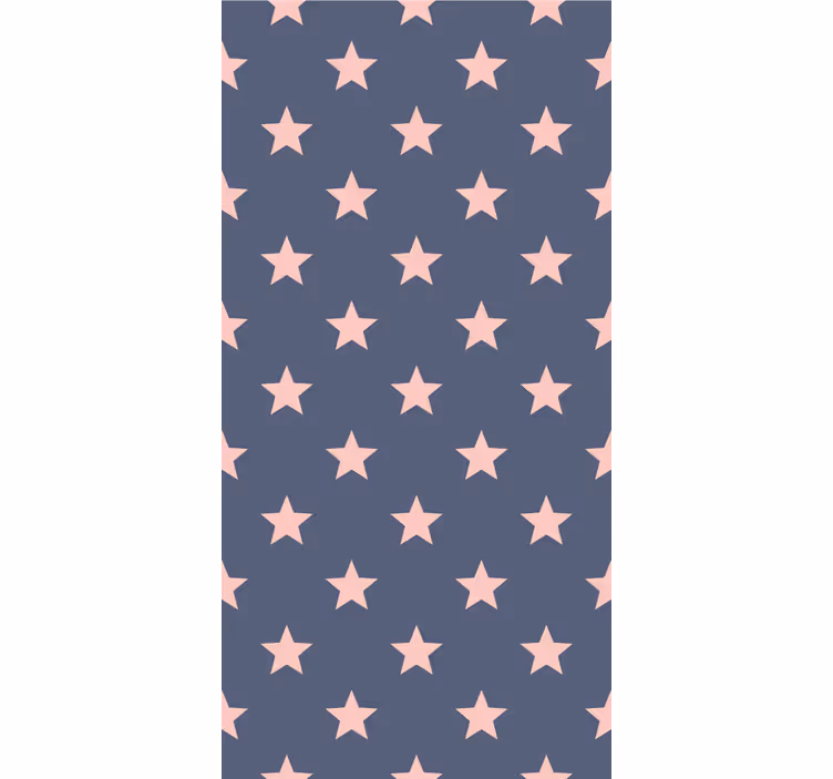 Blind kids pink and grey stars - TenStickers