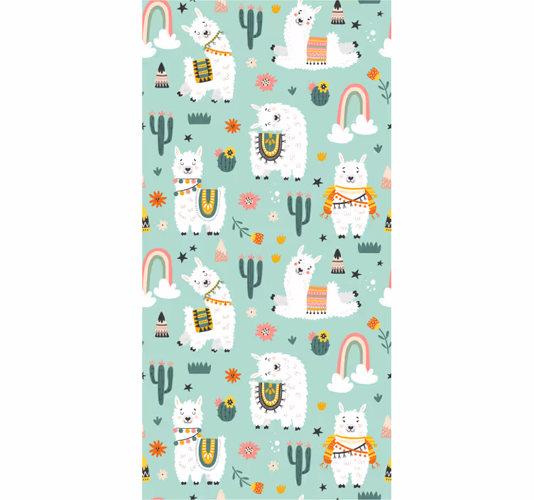 Blind kids rainbows and cacti adventure set - TenStickers