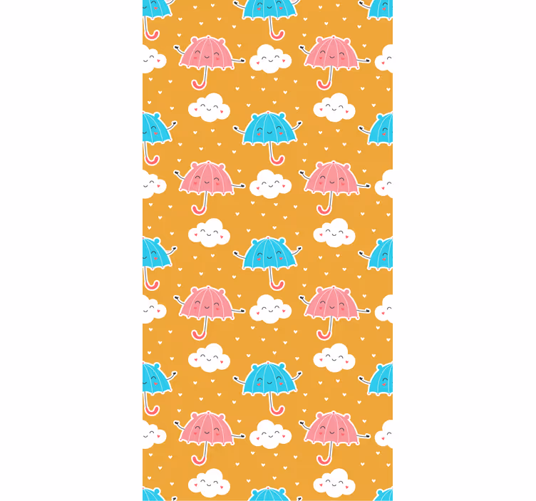 Blind kids vibrant umbrella showcase - TenStickers