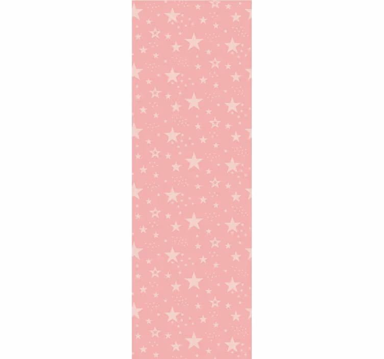 Blind kids light pink stars on dark pink - TenStickers