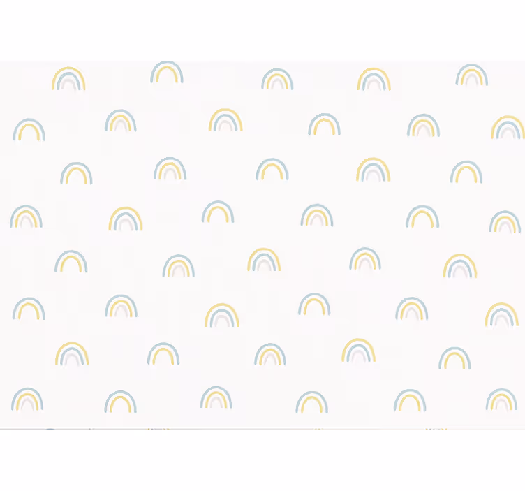 Blind kids scattered pastel rainbows - TenStickers