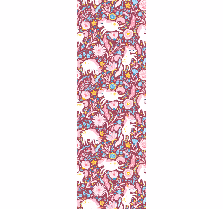 Blind kids beautiful unicorn pattern design - TenStickers