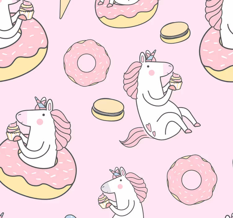 Blind kids pink unicorn toy - TenStickers