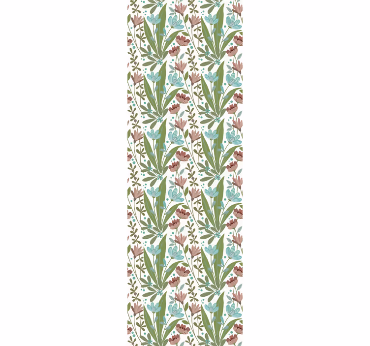 Blind office vintage floral design - TenStickers