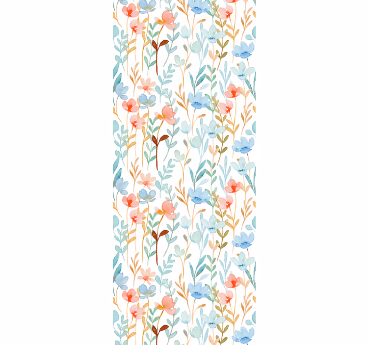 Blind office flowerprint hydenyear - TenStickers