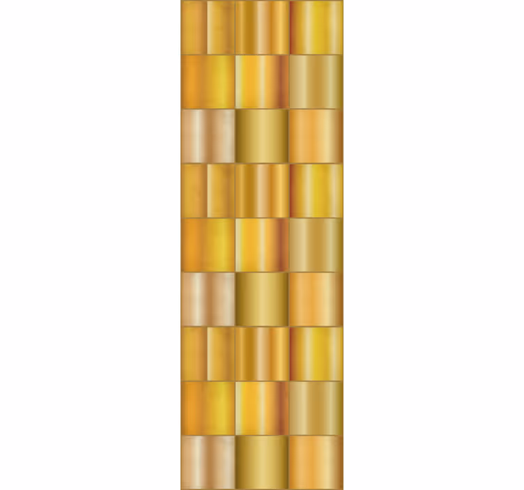 Blind office golden yellow blocks - TenStickers