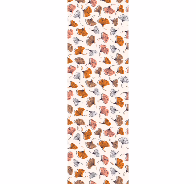 Blind office ginkgo leaves hand-drawn design - TenStickers