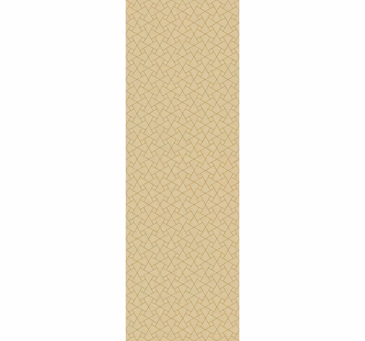 Blind office in graphic grey and beige - TenStickers