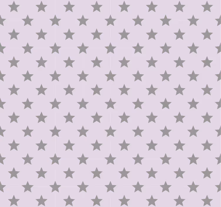 Teenage blind gray stars on pink background - TenStickers
