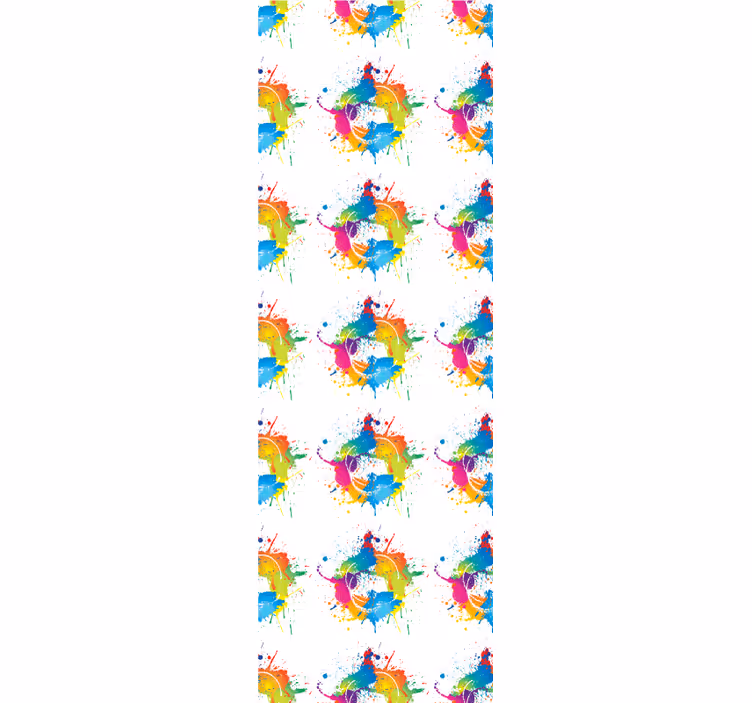 Teenage blind in color background - TenStickers