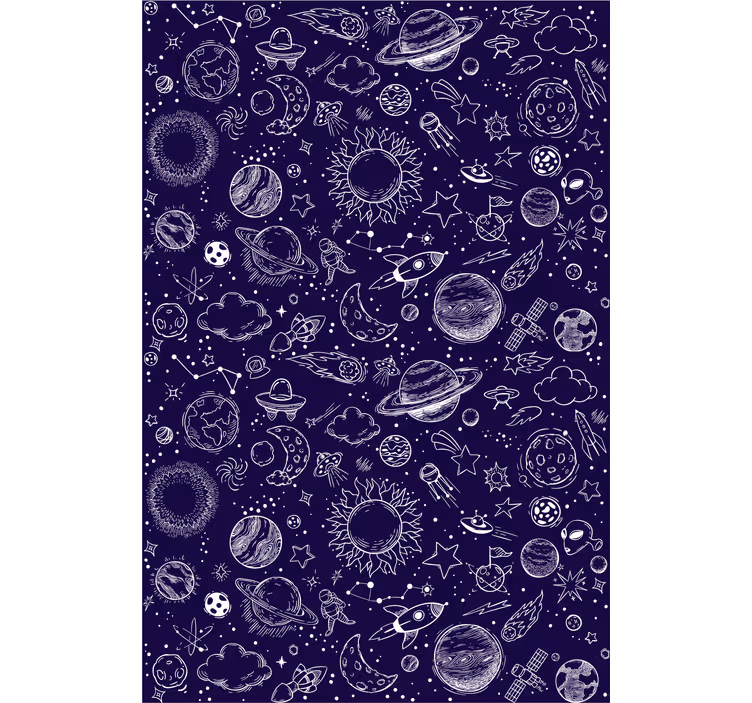 Teenage blind planet doodle - TenStickers