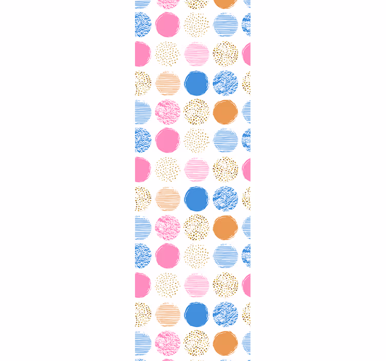 Teenage blind with colorful dot pattern - TenStickers