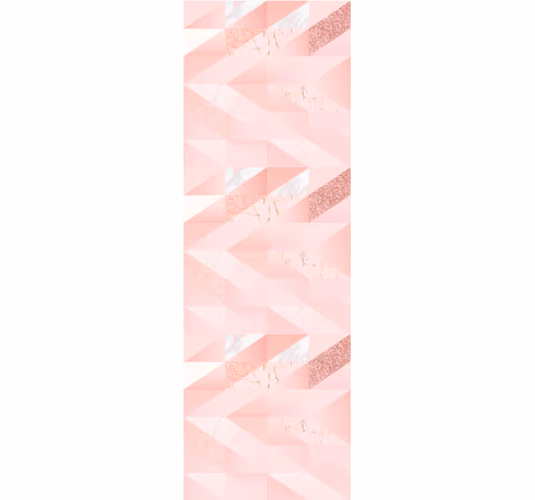 Teenage blind with girly pink geometric design - TenStickers