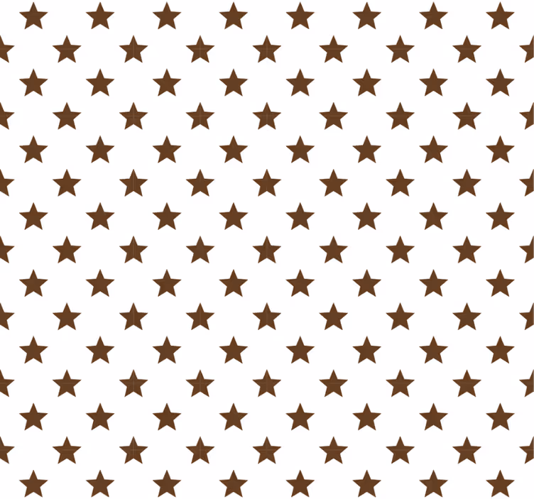Teenage blind with brown stars design - TenStickers