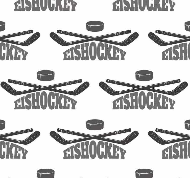 Teenage blind ice hockey curtain - TenStickers