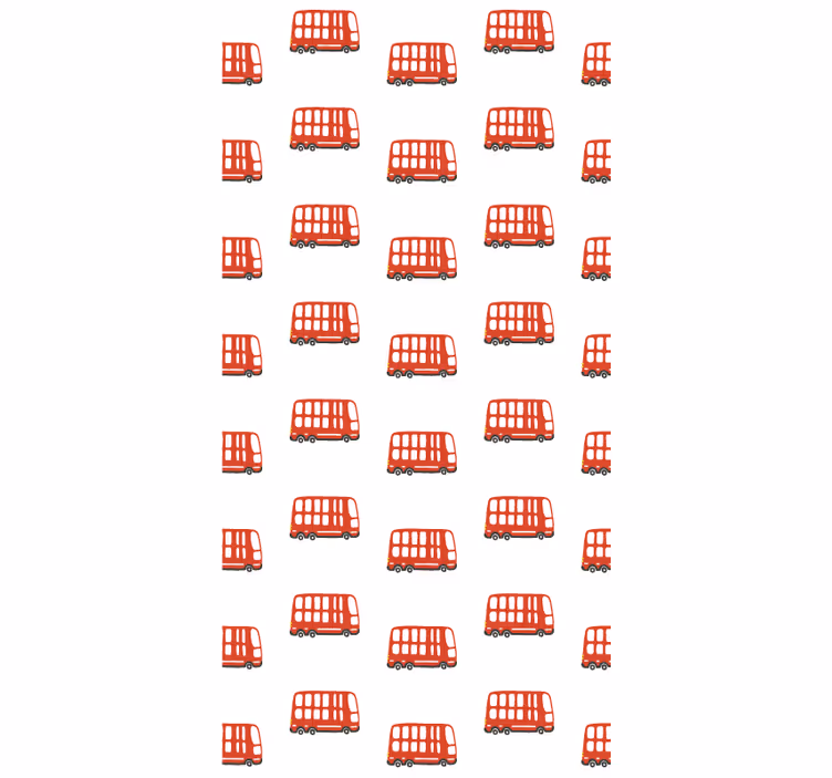 Teenage blind with london bus design - TenStickers