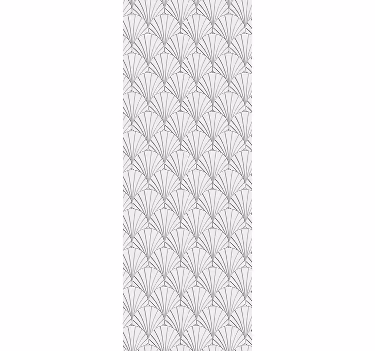 Modern blind with elegant fan design - TenStickers