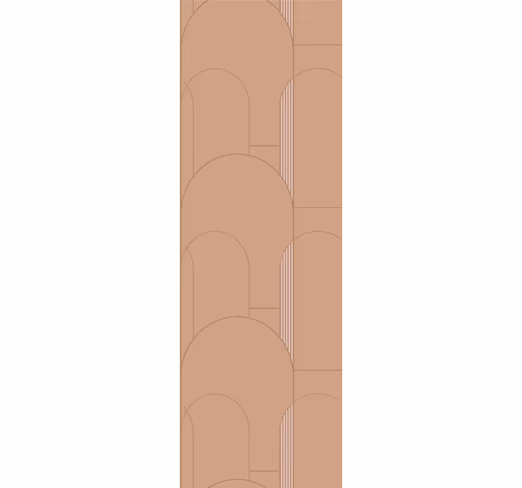 Modern blind in beige arch patterns - TenStickers