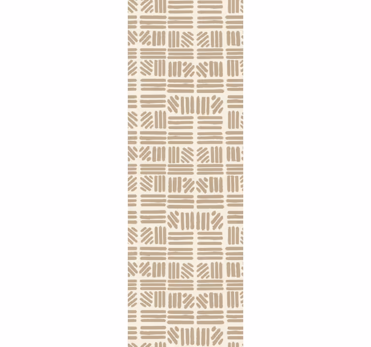Modern blind with geometric line designs - TenStickers