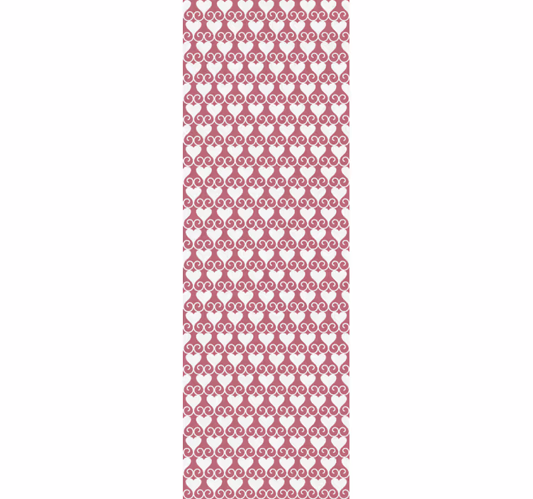 Modern blind pattern-decor tangle of hearts - TenStickers