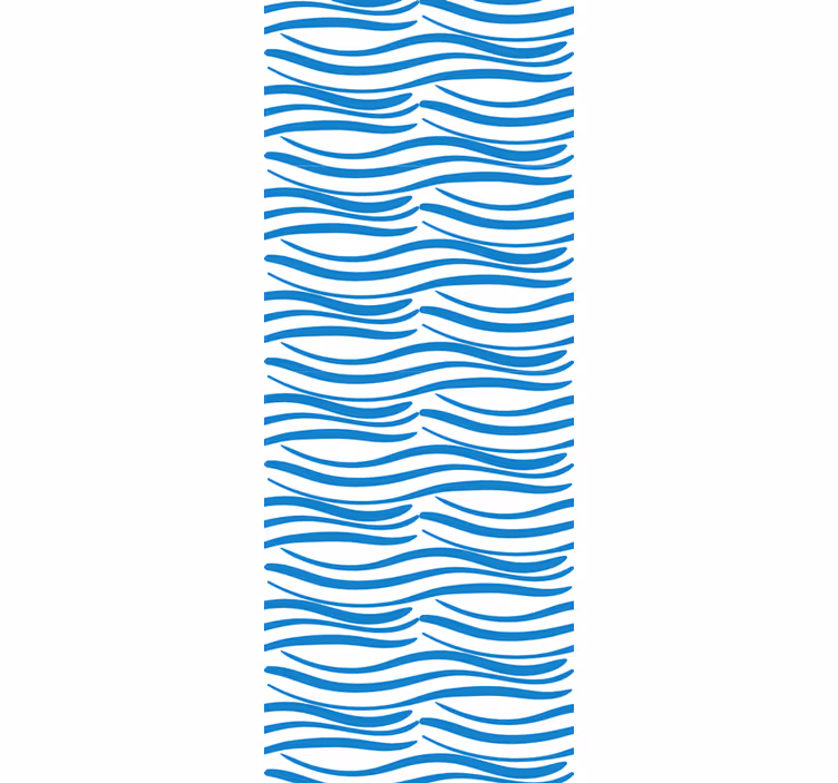 Modern blind small waves pattern - TenStickers