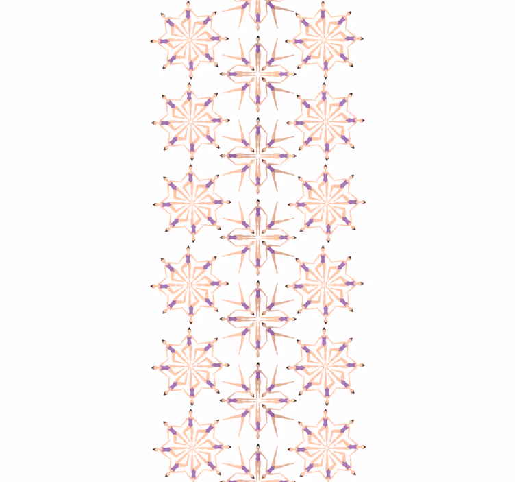 Modern blind with synchronized swimming figures pattern - TenStickers