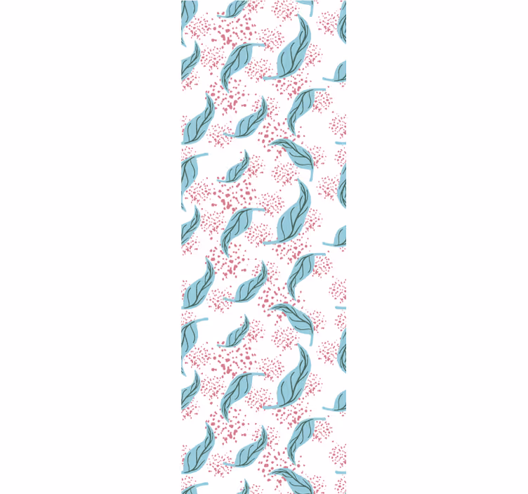Modern blind blue petal paint splash - TenStickers