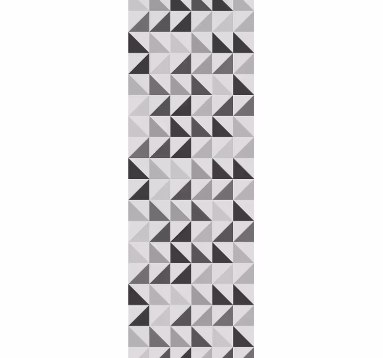 Blind grey geometric triangles - TenStickers