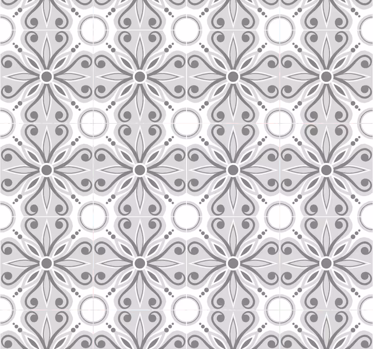 Blind grey moroccan design - TenStickers