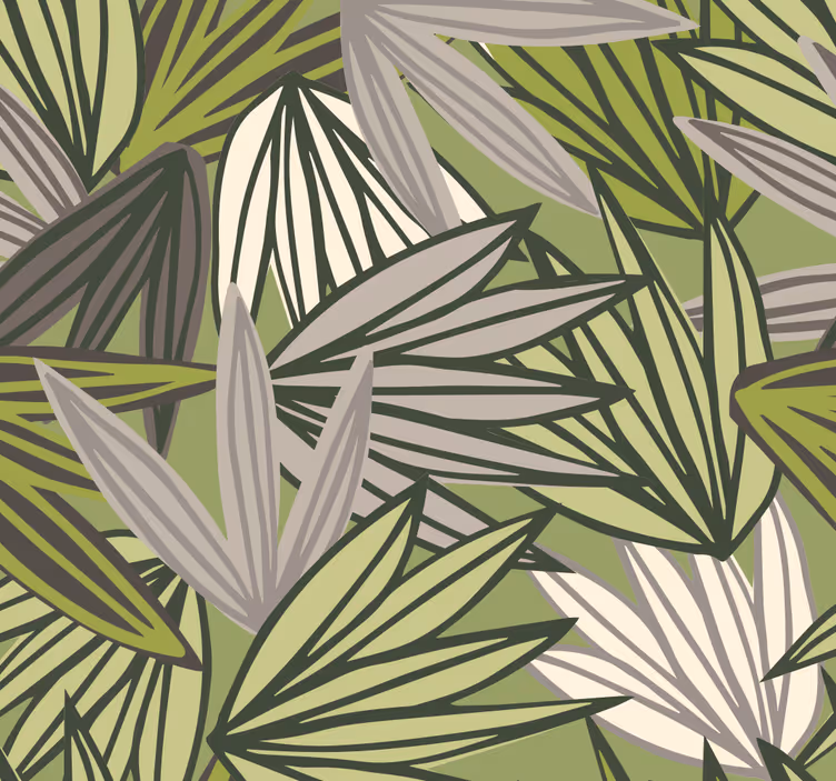 Bathroom blind jungle without fruit - TenStickers